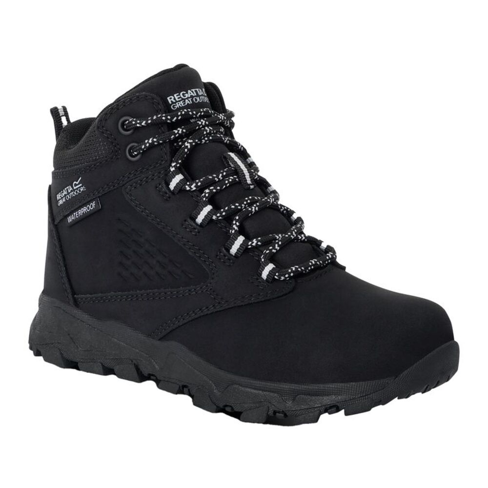 Regatta Childrens/Kids Amble Walking Boots / Black